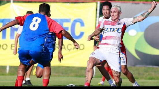 Imagem Bahia vence jogo treino em preparação par duelo com a Chape