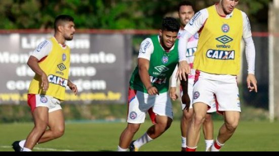 Imagem Bahia faz penúltimo treino antes de duelo com a Chape