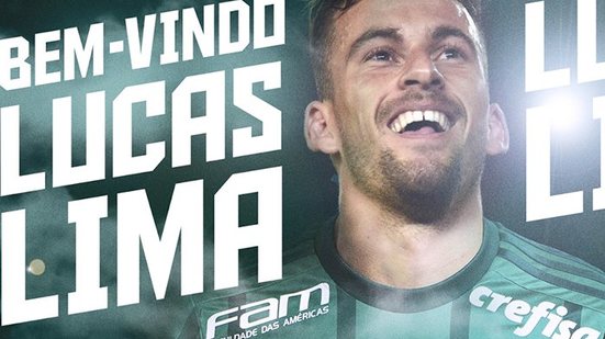 Imagem Palmeiras anuncia contratação do meia Lucas Lima