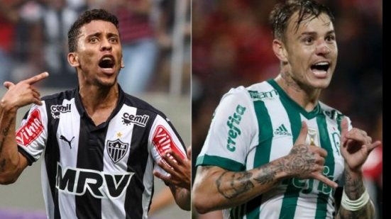 Imagem Palmeiras e Galo acertam troca entre Róger Guedes e Marcos Rocha