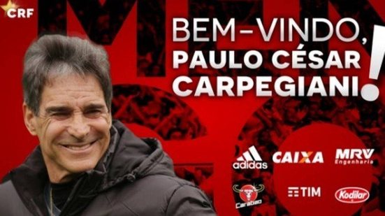 Imagem  Paulo César Carpegiani é o novo técnico do Flamengo