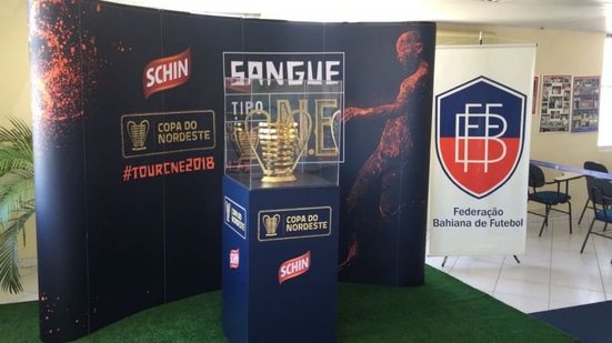 Imagem FBF inicia 'tour' de Taça da Copa do Nordeste 2018