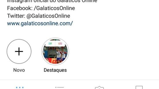 Imagem Siga o 'Galáticos Online' no Instagram: @galaticosonline