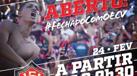 Imagem  Vitória abre treino deste sábado para a torcida