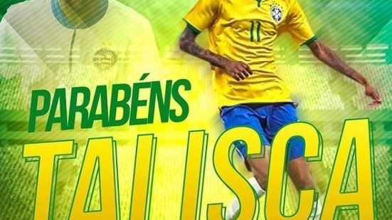 Imagem Bahia parabeniza Talisca por convocação para a Seleção