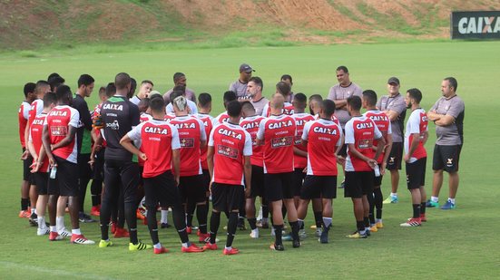 Imagem  Vitória encerra preparação para duelo com o Globo-RN