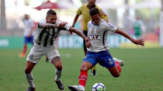 Imagem Na raça! Com gol no último minuto, Bahia bate o Santos e conquista seu primeiro triunfo na Série A 