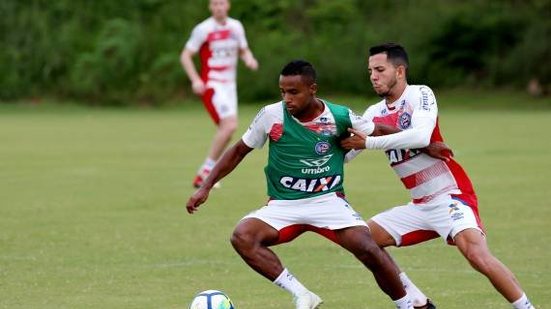 Imagem Bahia faz treino tático de olho no Palmeiras