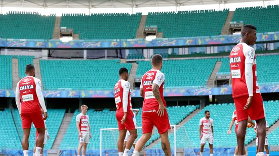 Imagem Bahia encerra preparação para duelo com o Blooming-BOL