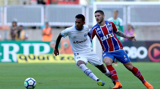 Imagem  Bahia perde para o Grêmio e segue na zona de rebaixamento 