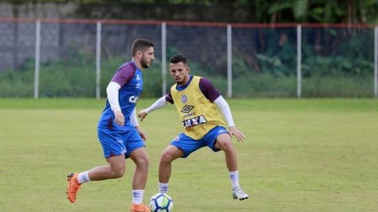 Imagem Bahia faz treino tático antes de enfrentar o Corinthians