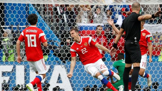 Imagem Passou o trator! Rússia goleia a Arábia Saudita por 5 a 0 no jogo de apertura da copa