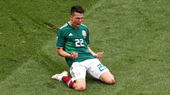 Imagem Autor de gol sobre a Alemanha, mexicano Lozano resume momento: "Foi o melhor gol da minha vida"