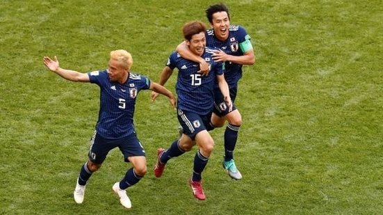 Imagem Japão vence Colômbia por 2 a 1 em jogo marcado pela primeira expulsão da Copa 
