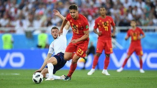 Imagem Bélgica vence a Inglaterra e se classifica em primeiro lugar no Grupo H