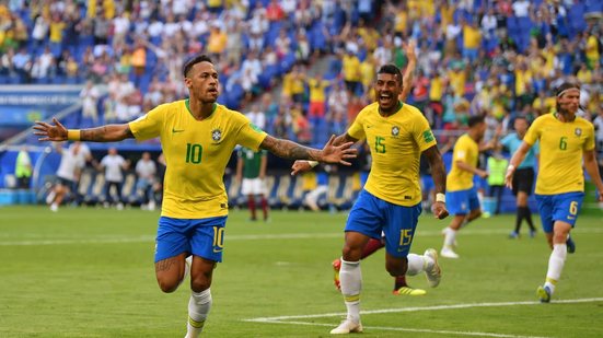 Imagem Com boa atuação de Neymar, Brasil vence México por 2 a 0 e agora espera rival das quartas da Copa