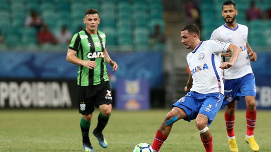 Imagem Bahia vence o América-MG e se afasta da zona de rebaixamento