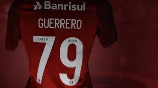 Imagem Inter divulga numeração de camisa e programação da apresentação de Guerrero