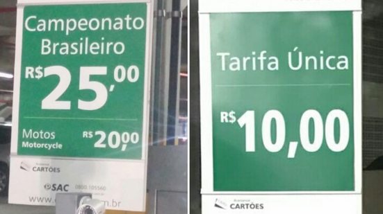 Imagem Torcedores do Bahia protestam contra preço diferenciado do estacionamento na Arena; Entenda