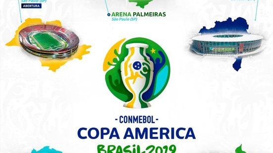 Imagem Conmebol define sedes da abertura e da final da Copa América de 2019 no Brasil
