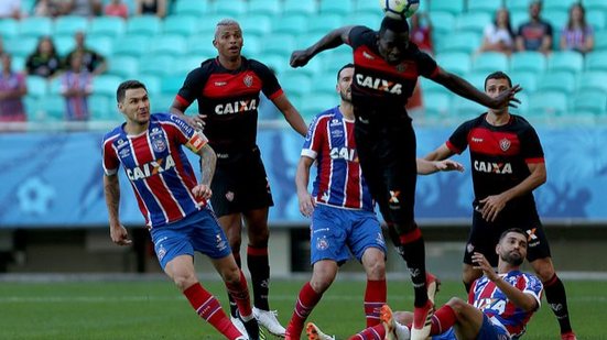 Imagem UFMG aponta o Vitória com 32,9% e o Bahia com 27,6% de chances de rebaixamento; Confira detalhes